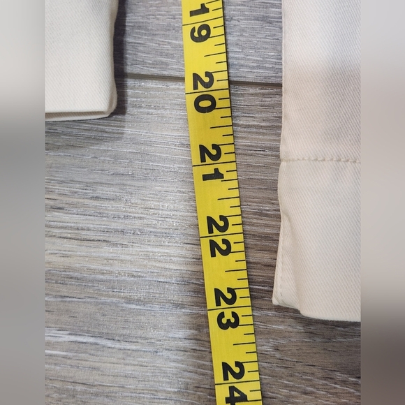 Spanx Cream Stretch Twill Crop Wide Leg Pants Size Small Petite. New with tags - Picture 6 of 8